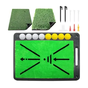 Golf Hitting Mat, Golf Training Mat for Swing Path Feedback Detection Batting, Golf Practice Mat for Home/Indoor/Outdoor