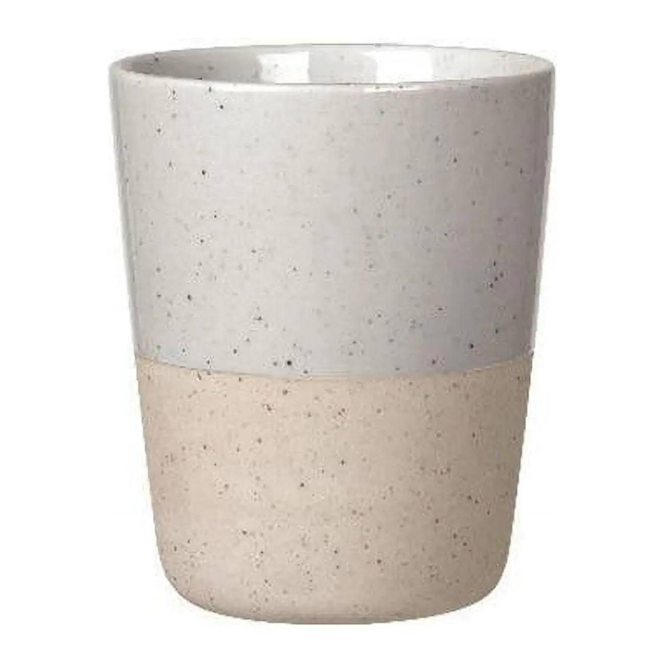 8.5 oz Sablo Ceramic Stoneware Handleless Mug, Set of 4