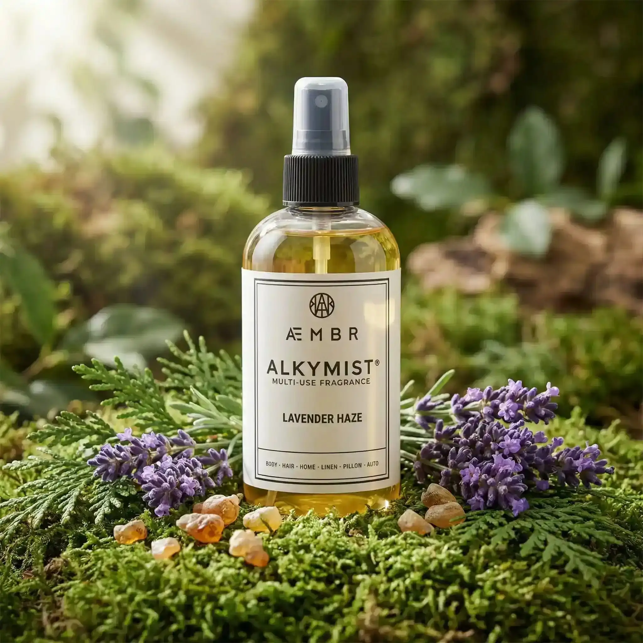 AEMBR ALKYMIST® - Lavender Haze - Multi-Use Botanical Fragrance for Body, Hair, Room Spray, Car, Gym Bag