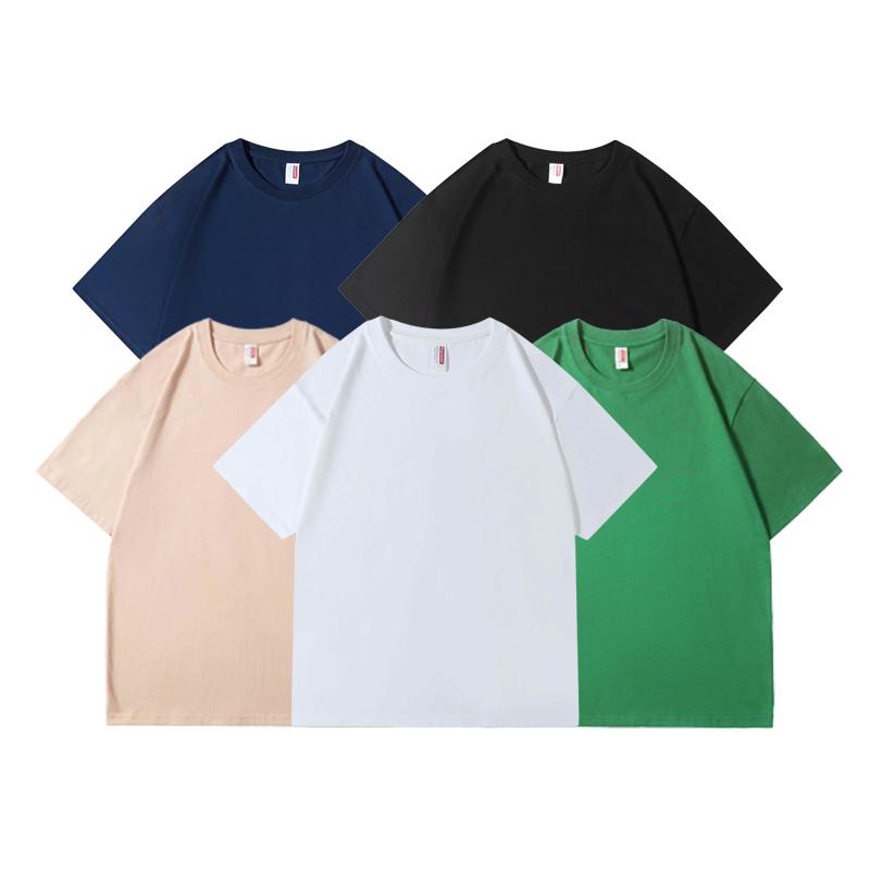 5-Pack 100% cotton Alimens&Gentle Men's Slim Fit Crew Neck Casual T-Shirts - Super Soft, Tagless, Essential Tees for Everyday Wear