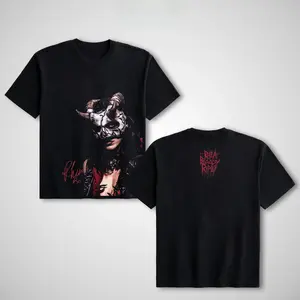 [🎉Sale Up To 50%] Rhea Bloody Ripley Men's Cotton Graphic Tee, 100 Percent Cotton Casual WWE Streetwear Style T-shirt Rhea Ripley T-shirt, WWE Fans Tee, Unisex Graphic Tee for Wrestling Fan, Sport Clothes, Vintage Casual Style Gift