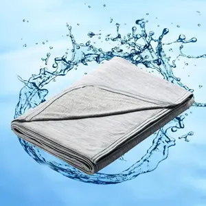 Comfortable Soft Blanket For Hot Sleepers, Arc-Chill Cooling Blanket with Double-Sided Design, Japanese Cooling Fiber Absorbs Body Heat, Lightweight Soft Cold Blankets