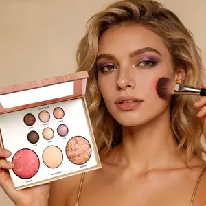 Makeup Palette Multi-Use Cosmetic Set Highlighter Eyeshadow Contour Blush Suitable for Any Makeup Look Zodiac Makeup Palette versatile powder forever artist duet baked bronzer color eye shadow