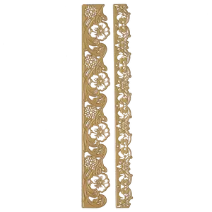 Floral 3D 12" Border Dies