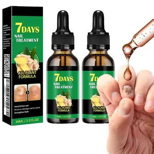 【2Pack】Nail Fungus Treatment–Triple-Action Repair for Brittle,Thick&Discolored Nails–Ginger&Acid Formula,Multi-Purpose Nail Repair,Fast-Acting,Nail&Foot Support for Clearer,Healthier-Looking NailsVegan&Cruelty-Free