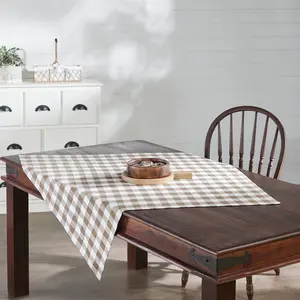 Portabella Buffalo Check Table Topper
