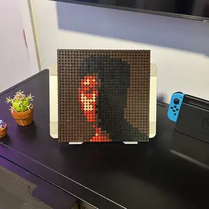 Sanctuary DIY Mosaic Kit 32x32 Stud Baseplate 10x10 Pixel Perfect Design for Music Fans and Collectors