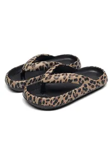 Women's Leopard Print Slides, Casual Comfortable Home Slippers, Non-slip Soft Slippers for Indoor & Outdoor Wear, Summer Beach Slippers, Walking Shoes, Eva Non Slip, Summer Style Sandals