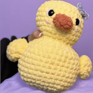 Crocheted Momma Duck