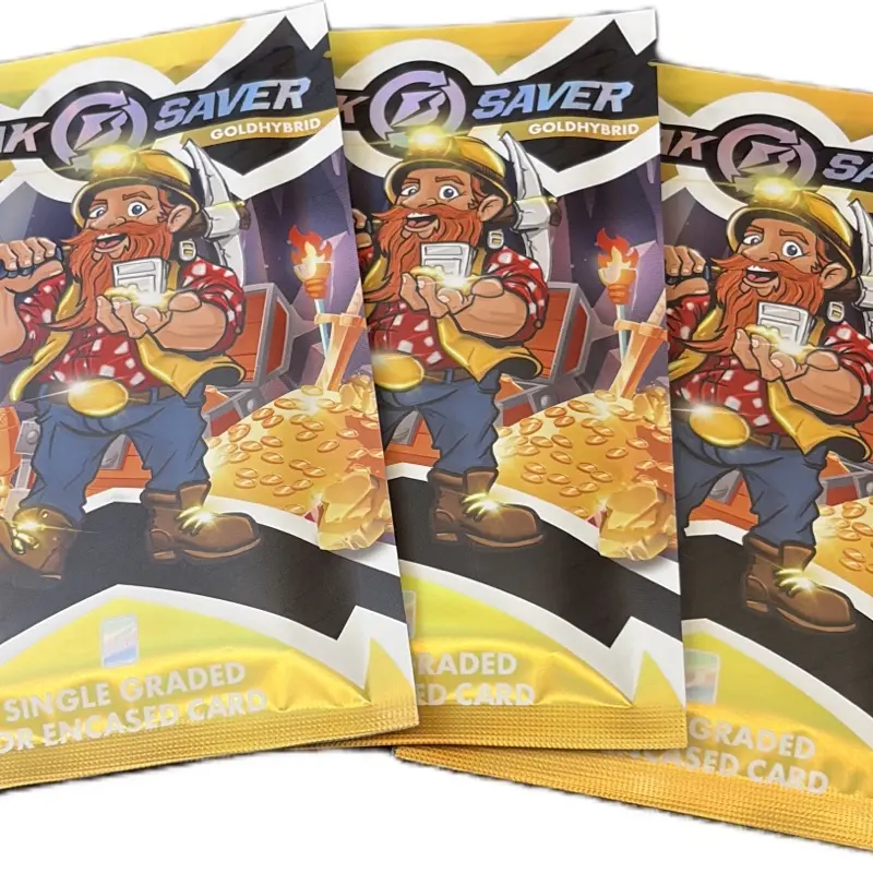(3 Pack Bundle) BreakSaver Gold Hybrid Sports Trading Card Pack