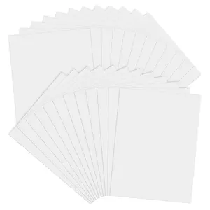 24Pcs 7.87"x5.9" Self-Adhesive Vinyl Siding Repair Kit - Paintable White PVC Patch for Cracks, Holes & Blemishes