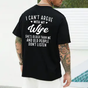 I Can't Argue With My Wife She's Older Than Me T-Shirt, Funny Husband Humor Shirt, Marriage Joke Hoodie, Marriage Humor Gift Tee