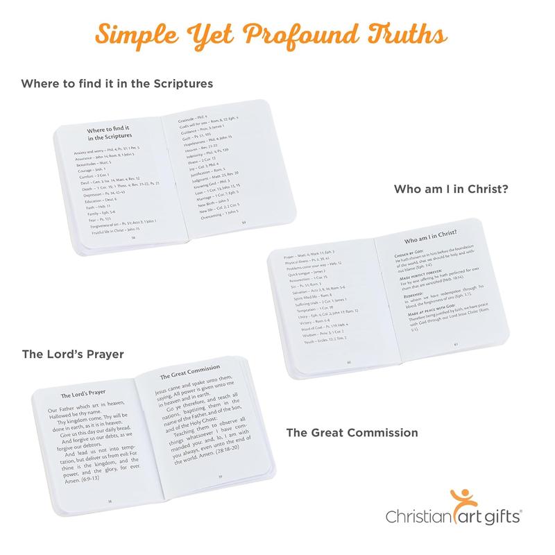 My Little Bible 2” Standard Edition - Selections of Key Verses From Every Book, Tiny Palm-size OT NT Classic 1769 KJV Text, 2" x 2.5”, - Paperback