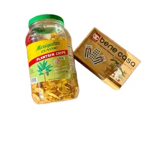 Mariquitas Classic Plantain Chips Garlic Made Fresh in Florida with Authentic Flavors Original Snack Florida Origin Classic Appeal