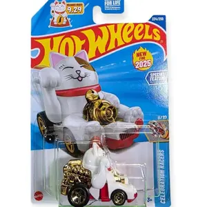 Hot Wheels Feline Lucky Special Feature 2025 Edition Racers 234 250 Collectible Toy Car