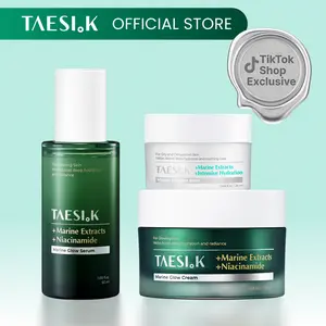 [TAESI.K OFFICIAL] Marine Glow Trio | Marine Serum + Hydrating Cream + Barrier Balm