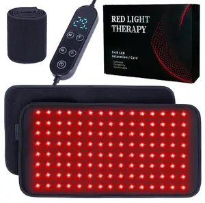 Red Light Therapy Belt, Infrared Light Therapy Wrap Red Light Therapy Device for Body with Timer for Back Shoulder Waist Muscle Pain Relief for Gift Women Men Gift