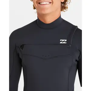 2/2mm Absolute Natural Upcycler GBS Chest Zip Long Sleeve Springsuit - Black