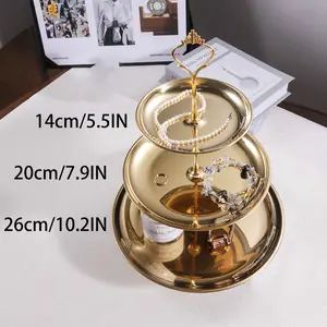 3-Tier Stainless Steel Cupcake Stand, Elegant Dessert Display Rack for Parties Weddings Birthdays, Durable & Stylish Serving Solution