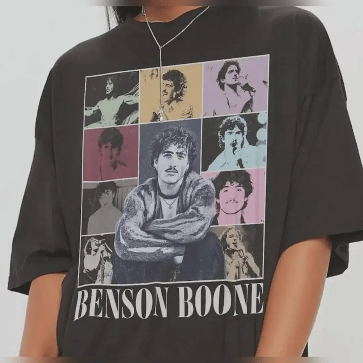 Men's Vintage Wanted Man 2026 Graphic T-Shirt - Fireworks & Rollerblades Benson Fan Gift, Indie Pop Concert Tee, Aesthetic Durable Unisex Cotton Tops, Casual Loose Fit, Relaxed Fit, All Seasons, Graphic Print, Cold Wash, Reinforced Stitching