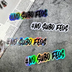 NO SUBO FEOS Motorcycle Sticker Is Waterproof, Sun Resistant, Durable, and Easy To Stick. It Is Suitable for Motorcycle Side Panels, Mudguards, Helmets, Laptop Bags, and Covering Scratches. Helmet Decoration DIY Decoration Decal Sticker
