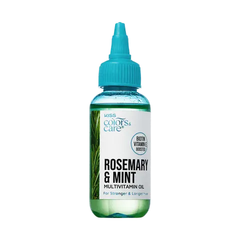 Kiss Colors & Care Multivitamin Oil - Rosemary & Mint