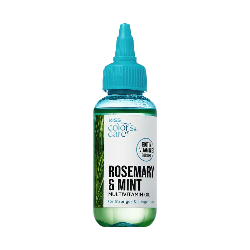 Kiss Colors & Care Multivitamin Oil - Rosemary & Mint