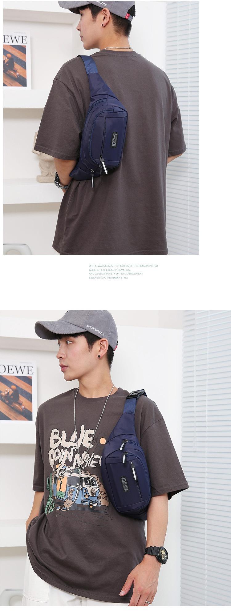 Men's Multifunctional Waist Bag Wear-resistant Waterproof Crossbody Bags