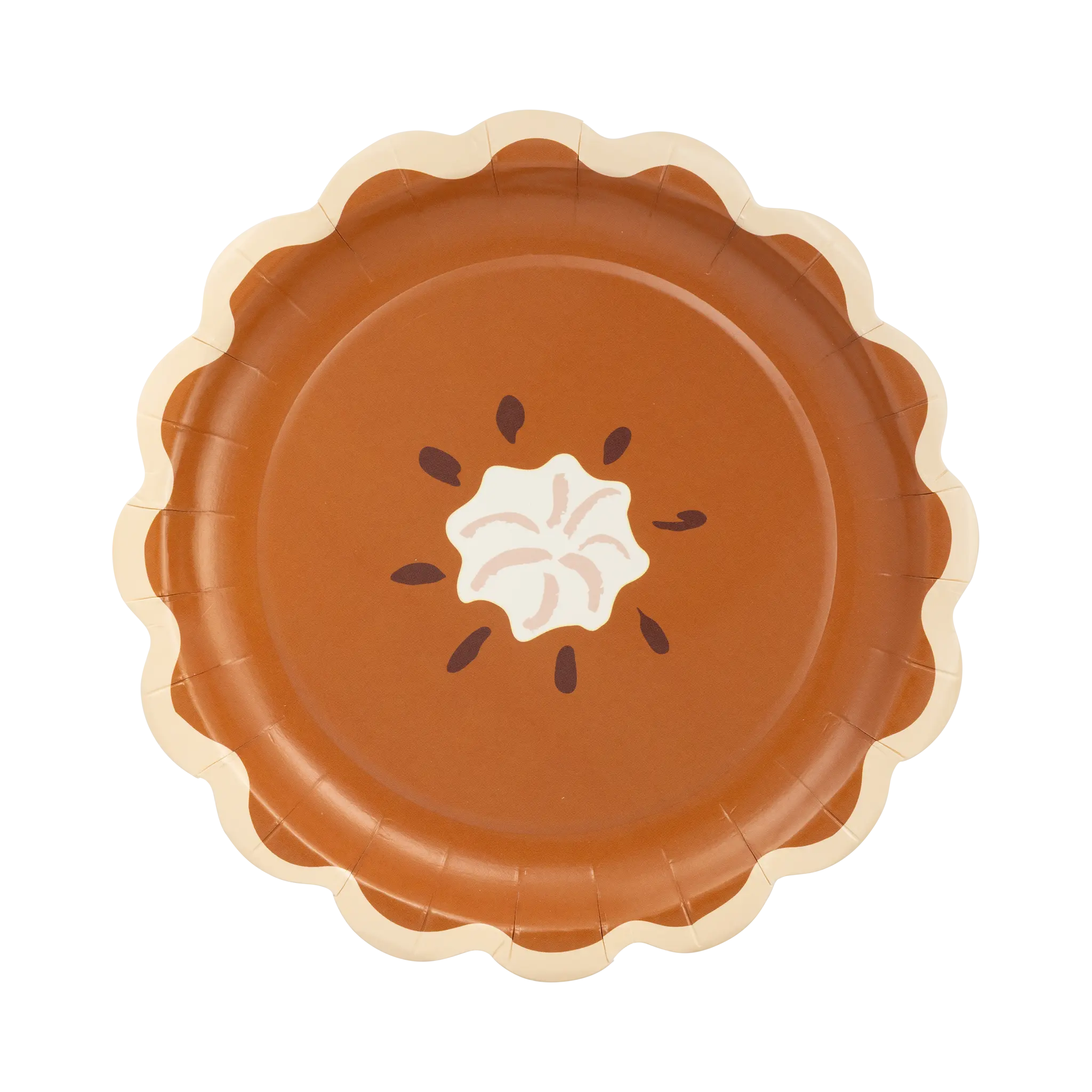 Pumpkin Pie Paper Plates