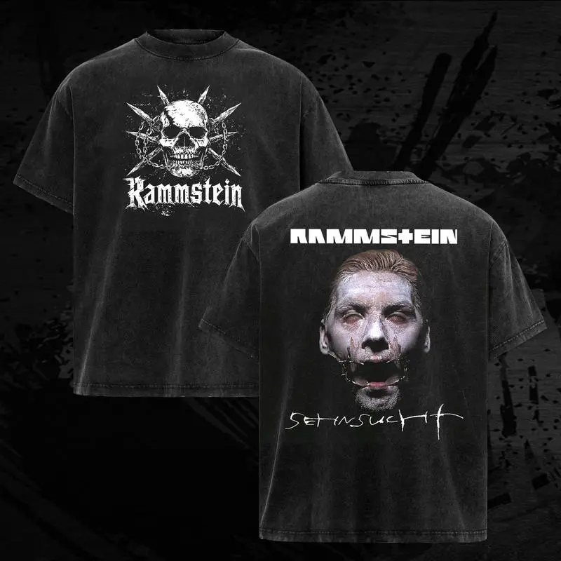 Vintage Rammstein T-Shirt – Justin Reed , Gift for band fans