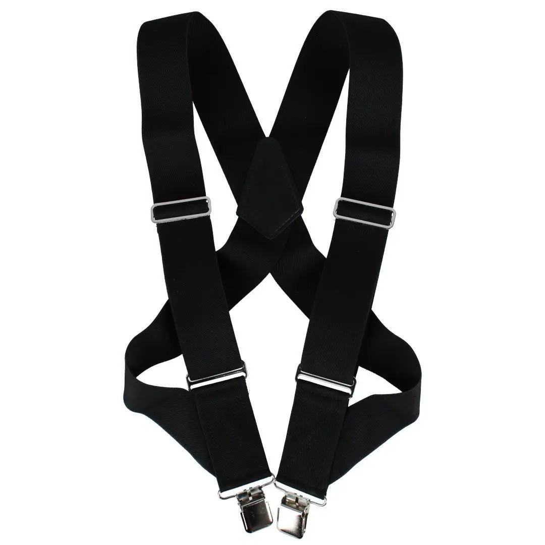 Welch Men's 2 Inch Elastic Trucker Style Suspender, Work Suspenders