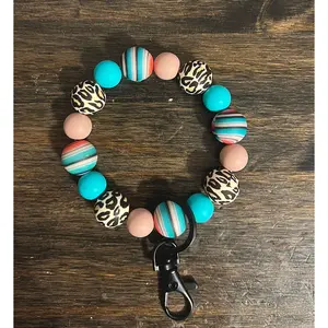 Serape Cheetah Wristlet