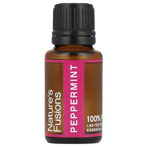 Nature's Fusions 100% Pure Essential Oil, Peppermint , 15 ml