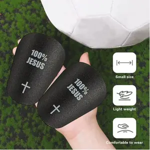 Cross Football Shin Guards, Thickened Anti-Collision, Fits Calf, Lightweight and Compact, Unisex Sports Protection