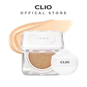 [CLIO Official Shop] CLIO Kill Cover Founwear Cushion The Original | Full High Coverage | Airy Satin Finish | K-beauty, K-Makeup | Concealer Cream Foundation Cosmetics
