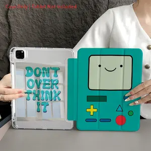 Cartoon Game Console Pattern Tri-fold iPad Case, built-in pencil slot, adjustable stand, auto sleep/wake function, lightweight and durable. Compatible with iPad 10th/11th Gen, iPad A16, 11-inch/13-inch iPad Air, 11-inch iPad Pro, iPad 2025 and Galaxy Tab