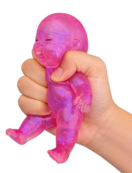 Curiosities Sugar Swaps Jumbo Baby Squishy Toy,Slow Rising Glitter Squeeze Toy for Stress Relief, SoftSensory Fidget Toy for Kids & Adults, Cute StretchyCollectible Squishies