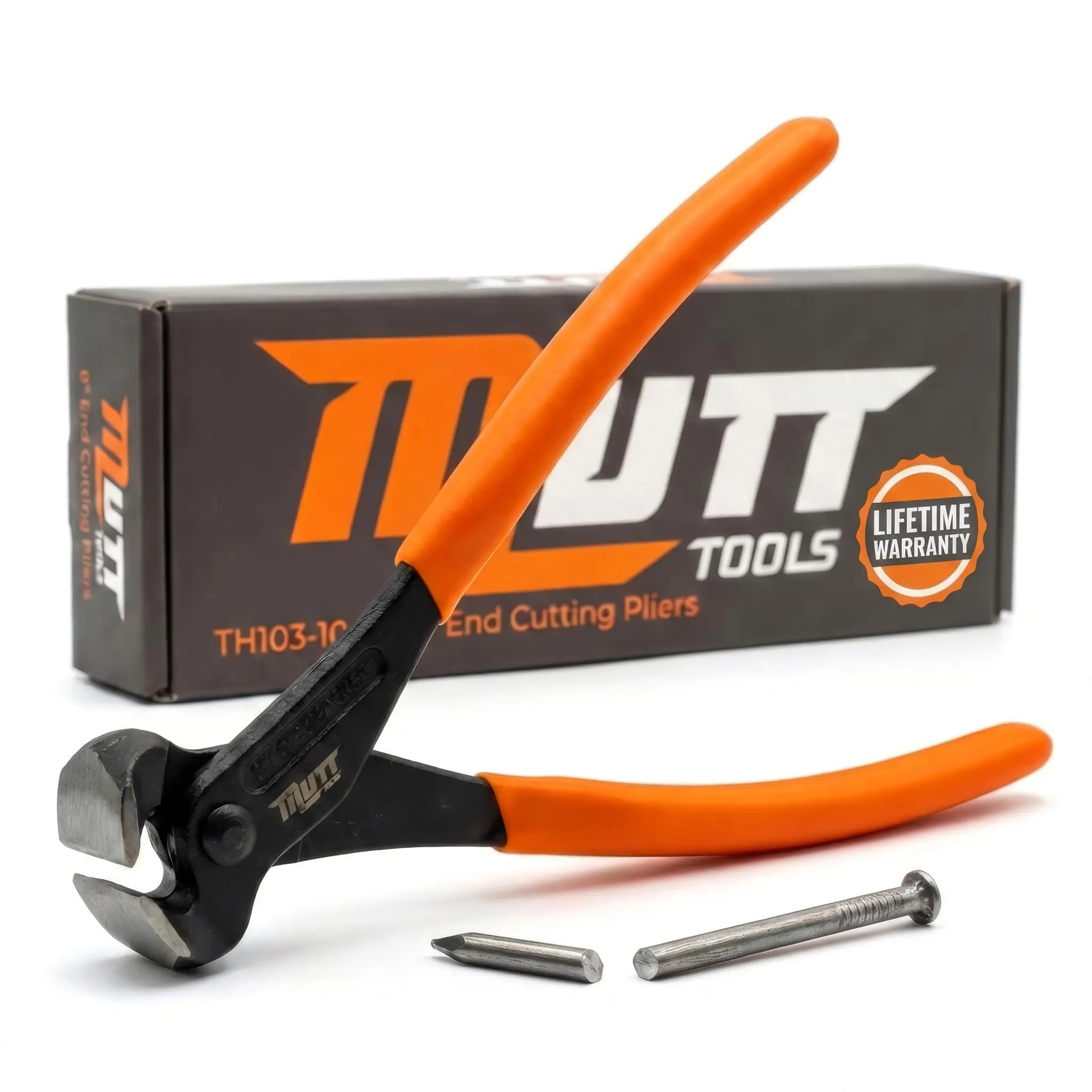 Mutt Tools 8" End Cutting Pliers Nail Puller Pliers for Wire and Staples Mutt Tools 8" End Cutting Pliers Nail Puller Pliers for Wire and Staples