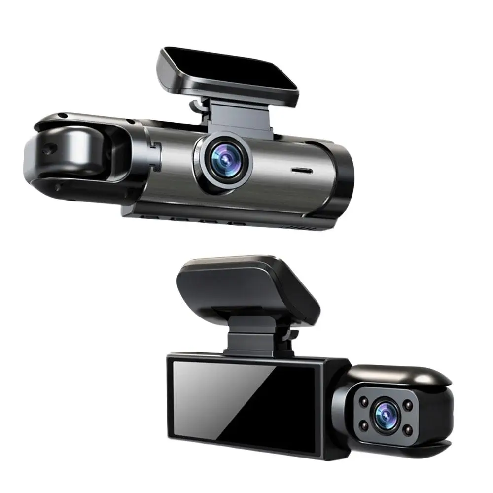 Full HD Car Camera, Automotive Dashcam with Front & Rear Camera, 3.16 Inch Screen Car Recorder with Gravity Sensor, Night-Vision, Dashboard Camera Rec