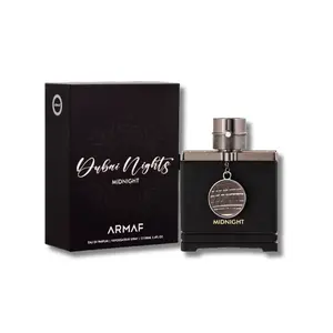 Armaf Dubai Night Midnight Eau De Parfum 3.4FL.OZ For Men High Quality Fragrance Fragrance Perfume Woody Amber Scent Aromatic Amberwood