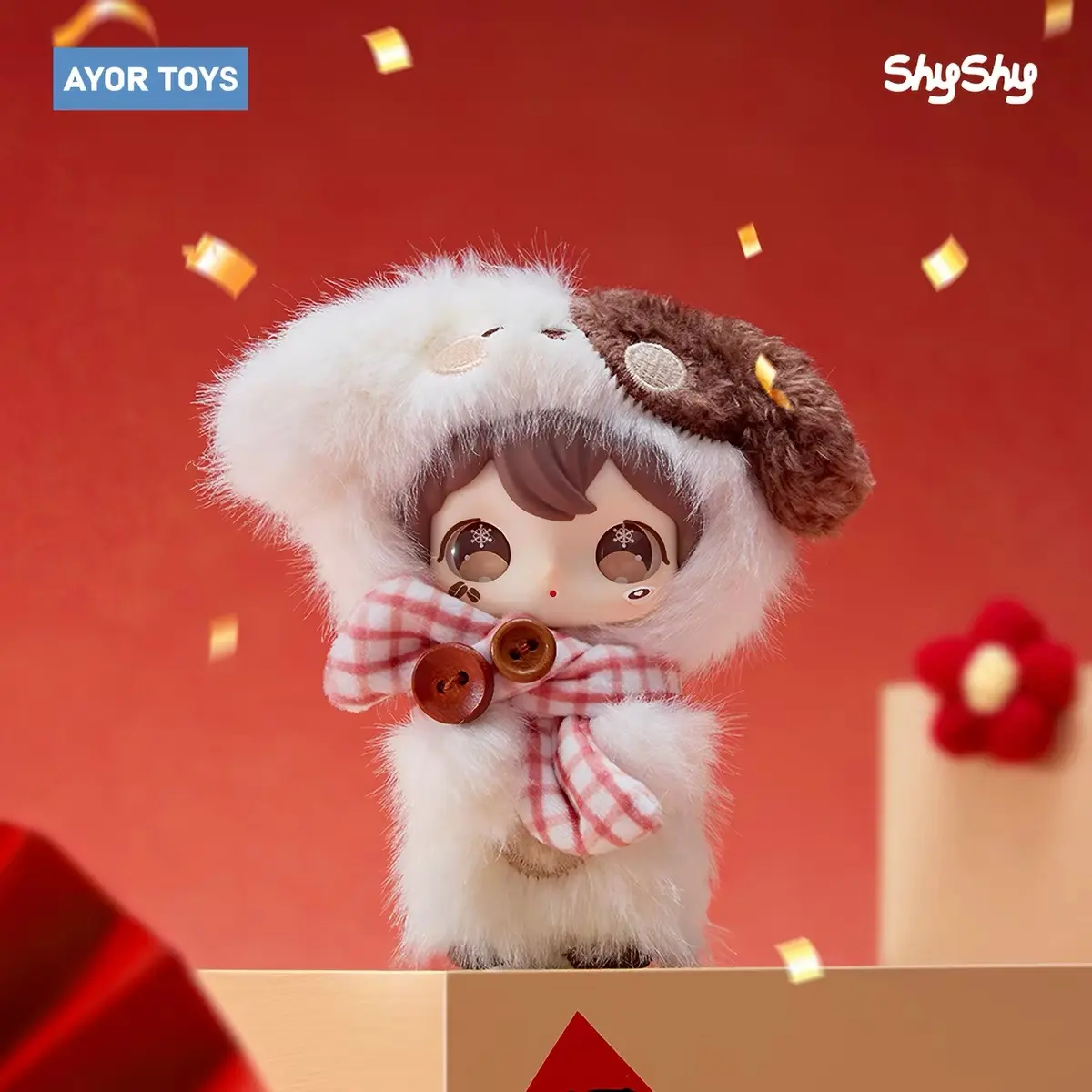 AYORTOY-ShyShy Shining New Year Plush Mystery Box Toy | Random Collectible Figure