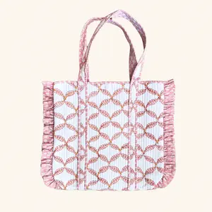 Eloise Ruffle Tote