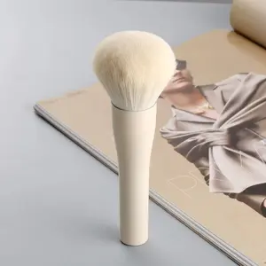 Nova Glam Essentials Professional Large Powder Brush – Soft Nylon Bristles & Lightweight Handle for Setting, Blush & Bronzer