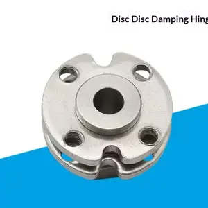 Single Disc Damping Axis Round Torque Stainless Steel Hinge Adjustable 360 Degree Swivel Hinges, Wear Resistant, High Strength, Smooth Operation