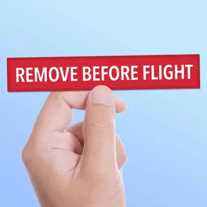 Remove Before Flight Sticker - Classic Aircraft Tag Decal