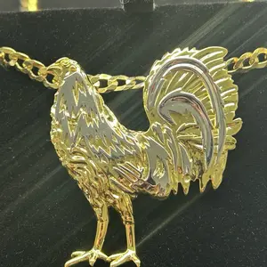 Silver gold plated pendant