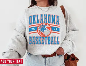 Vintage Oklahoma Thunde Sweatshirt \ T-Shirt Thunder Sweater Thunder T-Shirt Vintage Basketball Fan Retro Oklahoma City