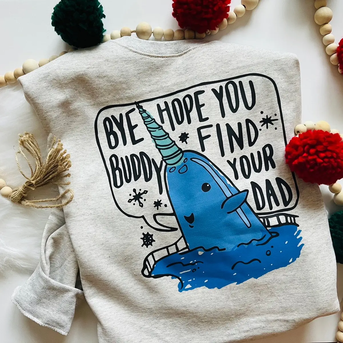 Elf Sweatshirt, buddy the elf, Classic Tops Festive Casual sweatshirt holiday sweatshirt