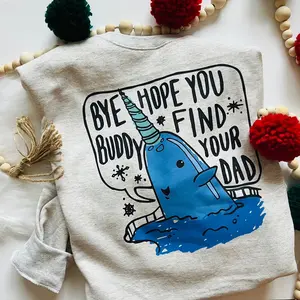 Elf Sweatshirt, buddy the elf, Classic Tops Festive Casual sweatshirt holiday sweatshirt