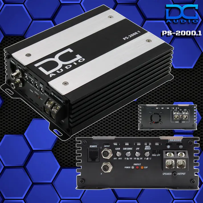 DC Audio PS-2000x1 Mini Monoblock Amplifier — 2,000W RMS